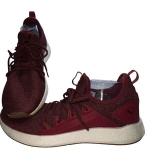 Puma Nrgy Neko Knit 191093-11 Mens‎ Running  Shoes Pomegranate Burgundy Size 13